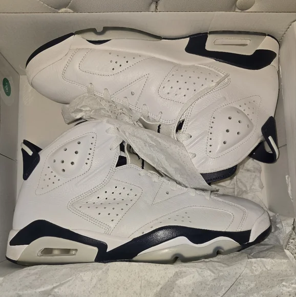 Midnight NAVY AIR JORDAN 6 ( GREAT CONDITION) - Picture 5 of 15